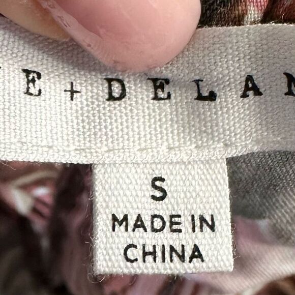 NWT Jane & Delancey 100% Lyocell Tropical Leaf Print Beachy High Waist Shorts - Picture 7 of 8